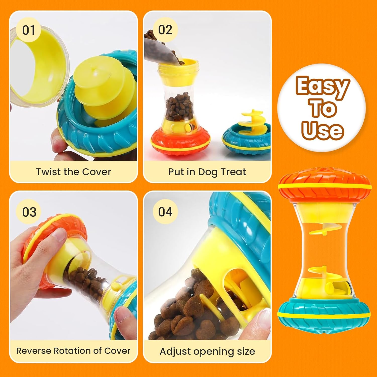MateeyLife Dog Puzzle Feeder Treat Dispensing Toy photo 7
