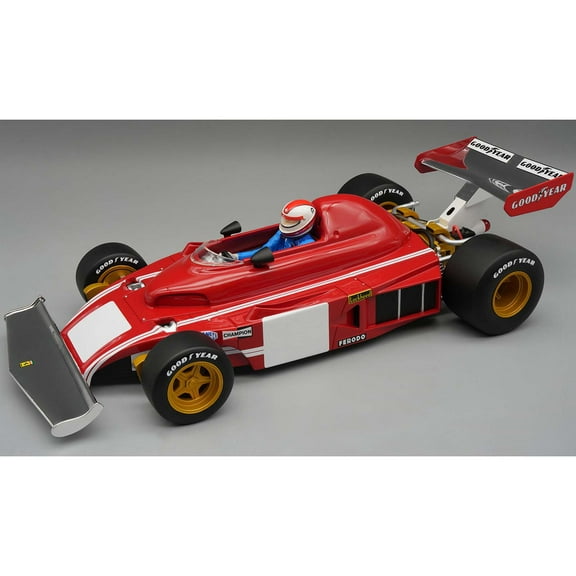 Ferrari 312 B3 Clay Regazzoni F1 "Monza GP Test" (1974) with Driver "Mythos Series" Limited Ed 1/18 Model Car by Tecnomodel