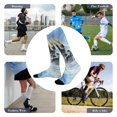 thumbnail image 5 of Ninjago Compression Socks For Women And Men Support Knee High Socks For Running Hiking Athletic Nursing, 5 of 7