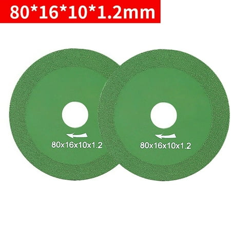 

BAMILL 2PCS 60/80mm Glass Cutting Disc Marble Saw Blade Ceramic Tile Polishing Grinding