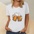 thumbnail image 1 of RXIRUCGD Été Tops pour Femmes T-Shirt Col Rond Blouse Oktoberfest Été Imprimé Manches Courtes Pull T-Shirt Hommes Femmes T-Shirt Tops Blanc Shirts pour Femmes, 1 of 5