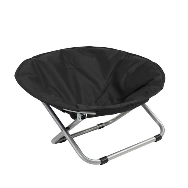 BELOVING Lit Surélevé pour Chiens Pliable Portable Meuble en Fer Noir