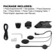thumbnail image 5 of Auriculares impermeables Methold para casco de motocicleta Bluetooth 5.0, 5 of 6