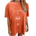 thumbnail image 4 of Pntutb Blusa de manga corta casual con estampado de mangas caídas vintage para mujer Pntutb Pntutb-150, 4 of 9