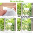 thumbnail image 5 of Kensizer 30-Pack Window Fly Traps for Indoors, Paper Sticky Strips, Fly Catcher Clear Windows Trap for Home, House Fly Killer Lady Bug Traps, 5 of 7