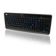 thumbnail image 3 of Adesso SlimTouch 120 - 3-Color Illuminated Compact Multimedia Keyboard, 3 of 9