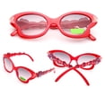 thumbnail image 3 of Milaget Lunettes de Soleil d'Extérieur Rouges pour Bébés Filles Enfants avec Papillon Dessin Animé, 3 of 6