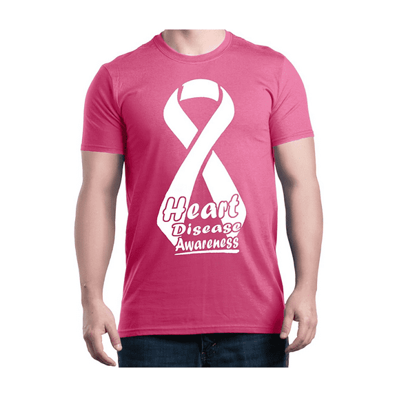 Men's T-Shirt Short Sleeve - Heart Disease Awareness