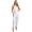 White, variant on Womens Jazz Latin Dance Tiered Tassel Jumpsuit Spaghetti Straps Fringed Rompers Dancewear White L