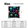 thumbnail image 5 of Alien Luxurious Velvet Throw Pillow Covers Inserts Set of 2, Bed Pillow with Unique Patterns,for Home and Office Decor, Available in 16x16, 18x18, and 20x20 Inches, 5 of 6