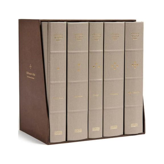 CSB Reader's Bible, Cloth Over Board, Five-Volume Collection (Hardcover)