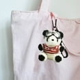 thumbnail image 4 of ZPAQI Bear Model Keychain Pilot Panda Keyring Plush Keychains Accessory for Women Men For Valentine's Day Gift, 4 of 19