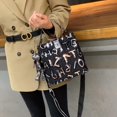 thumbnail image 3 of Bolso tipo cubo con lentejuelas y letras, bolso de mano de diseñador de marca de lujo, tendencia de moda 2022, bolso de lujo genuino de alta gama, bolso bandolera, 3 of 5