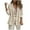 Khaki, variant on PVCS Women's Casual Jackets Clearance Fashion Casual Solid Color Button Up Long Sleeve Turndown Collar Top L