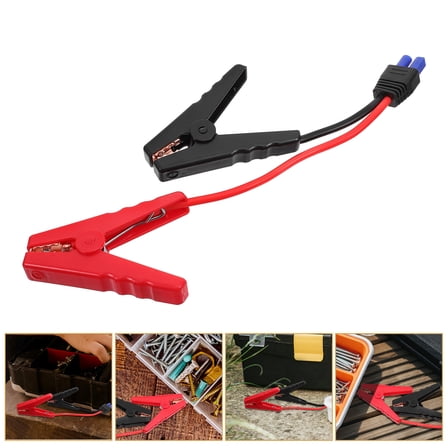 NICEXMAS Car Battery Jumper Cables Emergency Starting Battery Cable With Clamps Red 1Pack