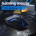 thumbnail image 2 of Wired Usb Gaming Mouse Rgb Gaming Ergoomic Optical Computer Gamers For Computer, 2 of 6