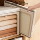 thumbnail image 5 of Cesto de tela de gran capacidad con asas para organizar el armario, organizador plegable de ropa y accesorios para dormitorio o residencia universitaria. Aestivo | Beige | AESTIVO, 5 of 7