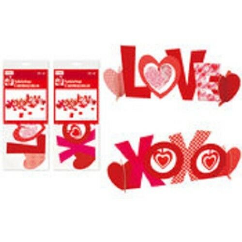 VALENTINES DAY CENTERPIECE TABLETOP PARTY LOVE DECORATION FLOMO BRAND NEW NIB