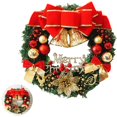 thumbnail image 3 of Decoración navideña creativa corona navideña para puerta decoración navideña guirnaldas navideñas 30 cm, 3 of 6