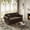 2 Seat+Brown, variant on EHANCIS 63" Velvet Chesterfield Sofa, Rolled Arms, Nailhead Trim, Button Tufted 2-Seater Couch, High Resilience Cushions and Pillows,Burgundy