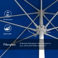 thumbnail image 3 of California Umbrella Venture 7.5' White Market Umbrella in Blue, 3 of 5