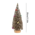 thumbnail image 3 of Flocked Christmas Trees, Christmas Tree Christmas Decoration Decorations Christmas Tree Desktop Decoration Scene Layout Door Decoration Mini Christmas Trees, 3 of 7