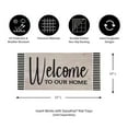 thumbnail image 6 of Evergreen Wood Grain Welcome Sassafras Indoor Outdoor Switch Doormat 1'10"x10" Multicolored, 6 of 6