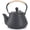Jet Black, variant on Cast Iron Teapot, 32oz Japanese Sakura Blossom Pattern Tea Kettle, Stovetop Safe, Infuser for Loose Leaf & Coffee, Silicone Handle, Enamel Interior, 950ml Green