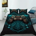 thumbnail image 3 of Home Bed Clothes Duvet Cover Esports Style Pillowcase Child Adult Color Contrast Design Bed Set, 3 of 6