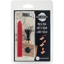 Manuscript Ceramic Mini Initial Sealing Coin Set - Letter T | BLICK Art