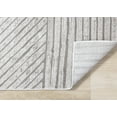 thumbnail image 5 of Rug Branch Modern Stripes, Tonal/Solid Grey Indoor Area Rug - 5' x 8', 5 of 8