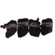 thumbnail image 2 of Greeniant 4 unids/set de zapatos de invierno para perros de compañía, botines impermeables para la lluvia y la nieve, calcetines, zapatos antideslizantes Ropa para mascotas Negro Número 2 Greeniant JJ16424-69, 2 of 6