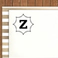 thumbnail image 2 of Printtoo Self Inking Rubber Stamp Octagon Celtic Swirl Frame Alphabet Z Monogram Initial R-40 Office Stationary, 2 of 4