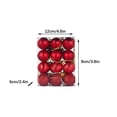 thumbnail image 2 of Teissuly 24Pcs Christmas Balls, Electroplated Balls, Christmas Tree Decorations, Hanging Decorations, Festive Atmosphere, And Christmas Balls Teissuly WER202311273836, 2 of 7