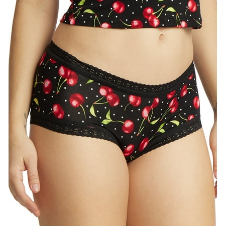 

Hanky Panky Dream Printed Boyshort (PR681274) Large Cherry Bomb