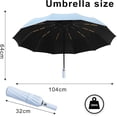 thumbnail image 3 of 60 Varillas Paraguas Plegable Automático,Paraguas de Bolsillo para Lluvia y Sol, Sombrilla Plegable Grande Resistente al Viento y Lluvia con Protección UV, Portátil para Hombres y Mujeres, 3 of 5