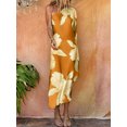 thumbnail image 2 of Women Beach Cover Ups Dress One Shoulder Irregular Robes Holiday, 2 of 8