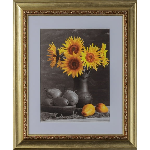 2-3/4" Polystyrene Signature Ornate Picture Frame by WholesaleArtsFrames-com 16x16 230 Series - Brushed Silver - Made In USA