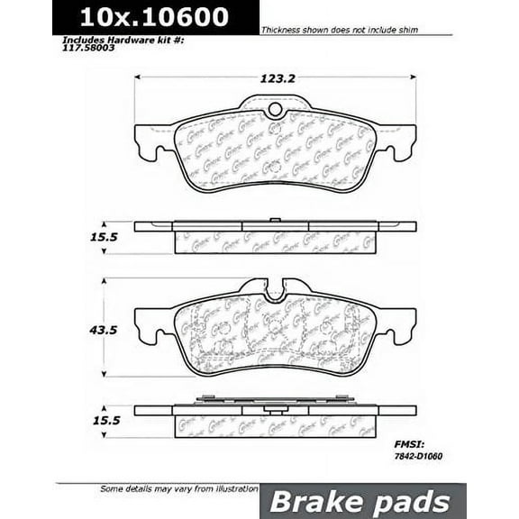 Centric 105.106 Brake Pad
