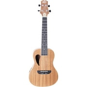 Peavey Woods® Composer Concert Ukulele, Unique Offset Sound Hole, Perfect for Beginners and Seasoned Musicians, Lightweight, Spruce Top, Mahogany Body, 15" scale