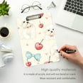 thumbnail image 3 of FORMRS Acrylic Clipboard with Low Profile Clip Standard A4 Letter Size, 12.5" x 9", Dogs Cherry Pattern, 3 of 8