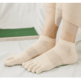 thumbnail image 5 of 4 Pairs Toe Socks Cotton No Show Ankle low Cut Socks Five Toes for Women Men Athletic Running Supplies, 5 of 6