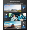 thumbnail image 3 of Dash Cam WOLFBOX i07 de 3 canales, 2,5 K + 1080P + 1080P con kit de cableado, 3 of 9