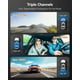 thumbnail image 3 of Dash Cam WOLFBOX i07 de 3 canales, 2,5 K + 1080P + 1080P con kit de cableado, 3 of 9