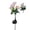 A001- Light Pink, variant on 1 Pack Solar Peony Flower Stake Lights, Champagne Pink Artificial Floral Garden Lights for Outdoor Pathway Patio Yard Walkway Landscape Decorations