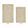 thumbnail image 2 of Better Trends 2 Piece Premium Bathroom Rug Set 100% Cotton Soft Tufted Reversible Bath Rug Water absorbent Bath Mat Ideal for Bathroom Shower and Tub Use, Edge Collection Sand (21" x 34" | 24" x 40"), 2 of 5