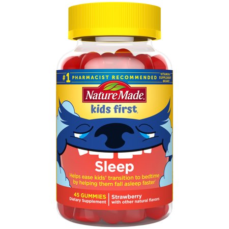 Nature Made Kids First Sleep, Melatonin Gummies for Kids, 45 Count