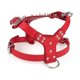thumbnail image 4 of Leather Dog Harness Spiked Studded Dog Pet Collar Harness and Chain Leash Set for Medium Large Xlarge Breeds Pitbull Mastiff ShopWise Round, 4 of 24