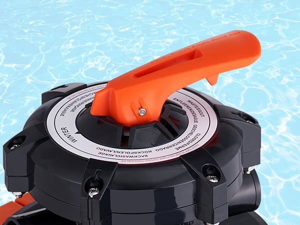 BENTISM 12" 3000GPH 1/2HP Saltwater System Sand Filter Swimming Pool Pump Above Ground, 6-Way Valve
