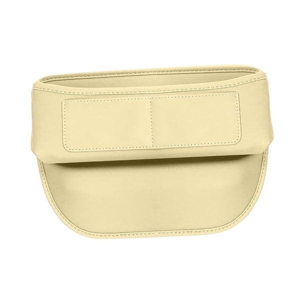 Relleno genérico para hueco de asiento, caja de almacenamiento para asiento de automóvil, fácil instalación, asiento de cuero PU Beige